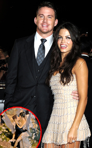 Channing Tatum, Jenna Dewan, Wedding Cake Topper Channing Tatum, Jenna Dewan, Wedding Cake Topper